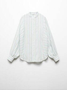 Mango Stripe Print Shirt